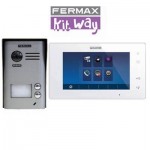 FERMAX® WAY™ 2/L Kit (WAY™ Entry Panel and Monitors) [1402] – SysAway