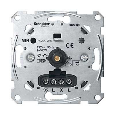 Regulador de intensidad LED de giro universal aluminio Schneider electric —  Rehabilitaweb