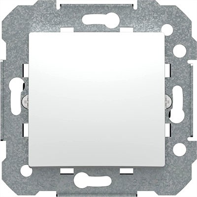 Conmutador - Interruptor de superficie, Modelo Atlantis, Color blanco, 10 A - 250 V