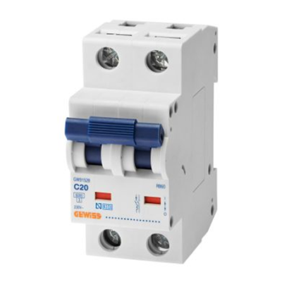 Interruptor automático Gewiss GW91526 1 Polo + Neutro 10a 6ka