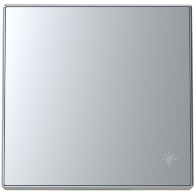 Tecla simbolo luz 8504.2 pl plata soft niessen sky