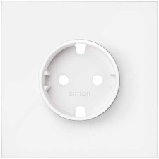 Kit front 1 base de enchufe Simon 100 BLANCO MATE 10020105-230