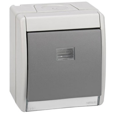 Pulsador estanco IP55 monoblock superficie 4490150-035 Simon 44 Aqua