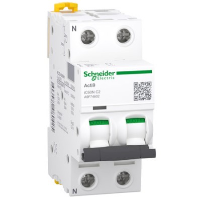 Automatico 1P+N iC60N A9F74602 Schneider 2A