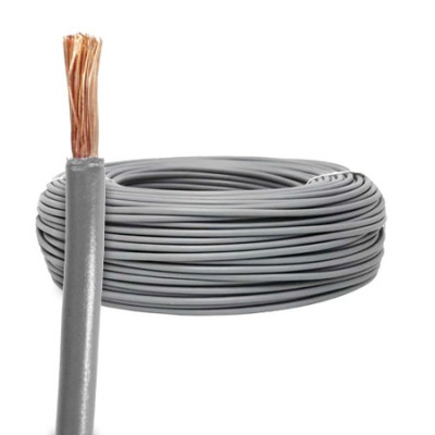 Rollo de cable 1.5mm gris 100m normal flexible H071-K